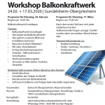 Workshop Balkonkraftwerk Teil 1